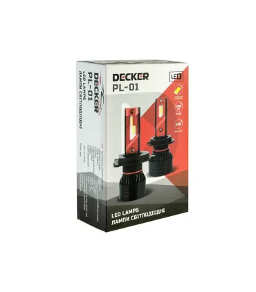 LED лампа Decker PL-01 5K H4 H/L