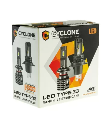 LED лампа CYCLONE H3 5000K 4600Lm type 33