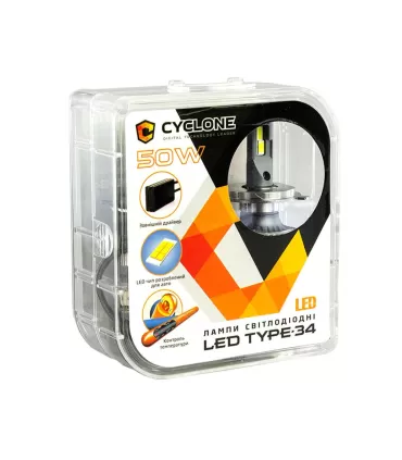 LED лампа CYCLONE H27 5500K type 34
