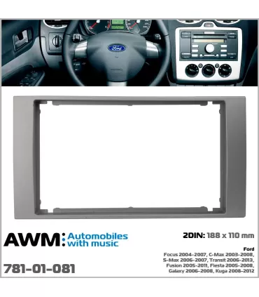 Переходная рамка AWM Ford Transit, Focus, C-Max, S-Max, Fusion, Fiesta, Galaxy, Kuga (781-01-081)
