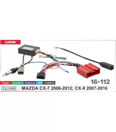 Перехідник для магнітол 9", 10.1" Mazda Carav 16-112