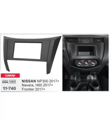 Перехідна рамка Carav Nissan Navara, NP300, Frontier (11-740)