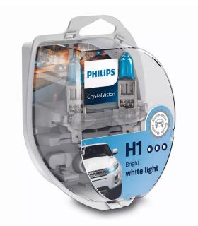 Галогенні лампи Philips CrystalVision 4300K H1