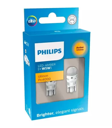 Philips LED amber Ultinon Pro6000 T10 W5W (11961AU60X2)