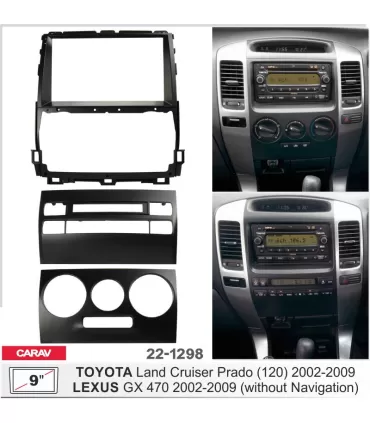 Переходная рамка Toyota Land Cruiser Prado, Lexus GX Carav 22-1298