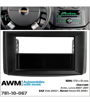 Переходная рамка Chevrolet Aveo, ZAZ Vida AWM 781-10-067