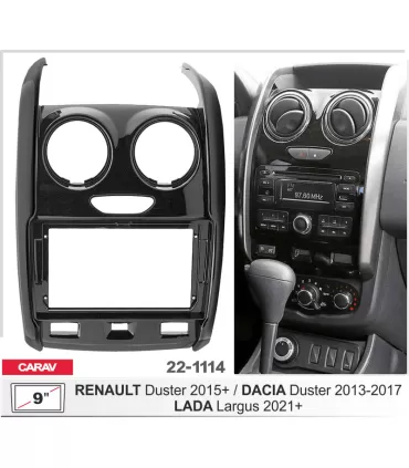 Переходная рамка Renault Duster, Dacia Duster Carav 22-1114