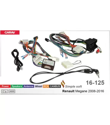 Переходник для магнитол 9", 10.1" Renault Megane Carav 16-125