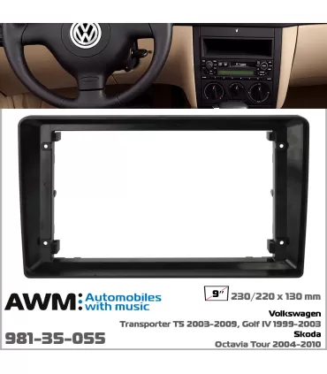 Переходная рамка AWM Volkswagen, Skoda (981-35-055)