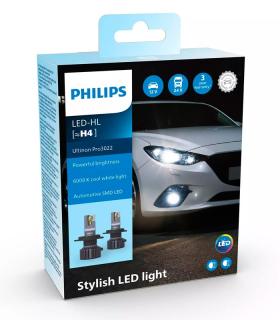 Автолампи Philips Ultinon Pro3022 H4 LED 6000K 12V 24V
