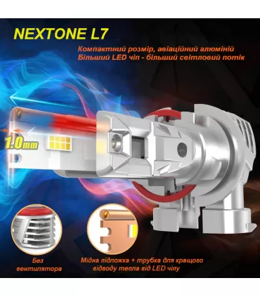 Автолампа NEXTONE LED L7 9006 (HB4) 6000K