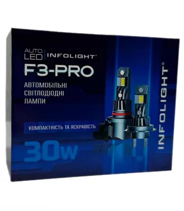 Світлодіодні (LED) лампи Infolight F3-Pro HB3/9005 30W