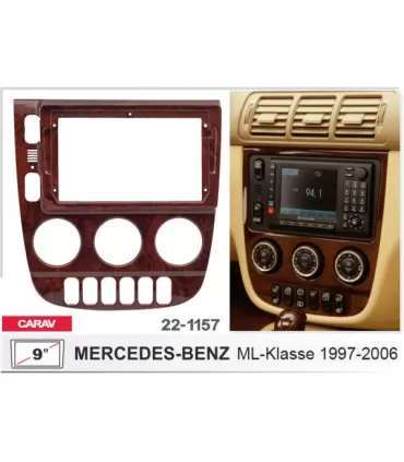 Переходная рамка Mercedes ML-Klasse Carav 22-1157