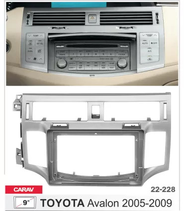 Переходная рамка CARAV Toyota Avalon (22-228)