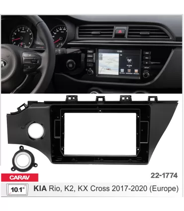 Переходная рамка KIA Rio Carav 22-1774