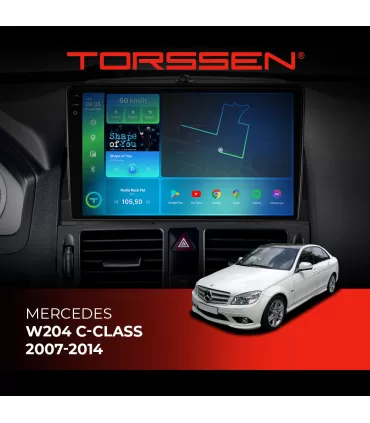 Штатная магнитола Torssen 2K Mercedes W204 C-class 07-14 F98256 4G Carplay DSP