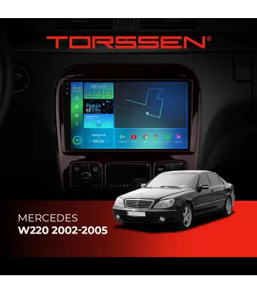 Штатная магнитола Torssen 2K Mercedes W220 02-05 F98256 4G Carplay DSP