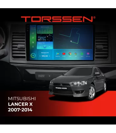 Штатная магнитола Torssen 2K Mitsubishi Lancer X 2007-2014 F108256 4G Carplay DSP