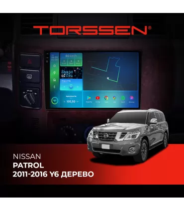 Штатная магнитола Torssen 2K Nissan Patrol 11-16 Y6 дерево F98256 4G Carplay DSP