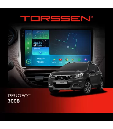 Штатная магнитола Torssen 2K Peugeot 2008 F108256 4G Carplay DSP