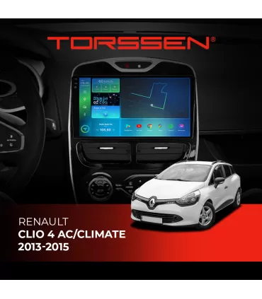 Штатная магнитола Torssen 2K Renault Clio 4 AC/Climate 13-15 F98256 4G Carplay DSP