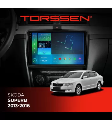 Штатная магнитола Torssen 2K Skoda Superb 13-16 F108256  4G Carplay DSP