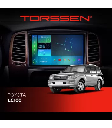 Штатная магнитола Torssen 2K Toyota LC100 F108256 4G Carplay DSP