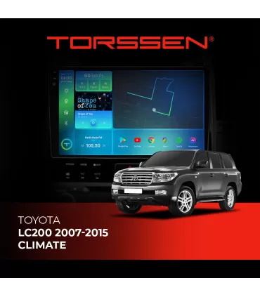 Штатная магнитола Torssen 2K Toyota LC200 2007-2015 climate F108256  4G Carplay DSP