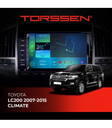 Штатная магнитола Torssen 2K Toyota LC200 2007-2015 climate F98256  4G Carplay DSP
