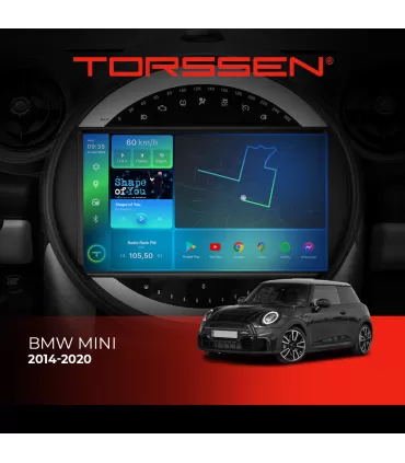 Штатная магнитола Torssen BMW Mini (2014-2020) F98256 4G Carplay DSP