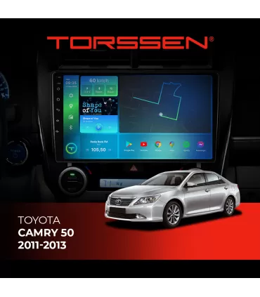 Штатная магнитола Torssen Toyota Camry 50 2011-2013 F98256 4G Carplay DSP с кнопками