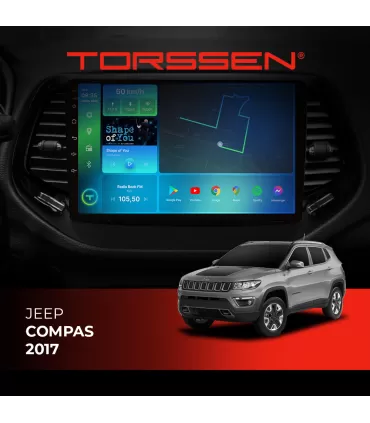 Штатная магнитола Torssen Jeep Compas 17- F108256 4G Carplay