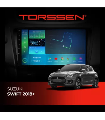 Штатная магнитола Torssen Suzuki Swift 2018+ F98256 4G Carplay DSP