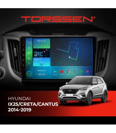Штатная магнитола Torssen Hyundai IX25/Creta/Cantus 14-19 F108256 4G Carplay DSP