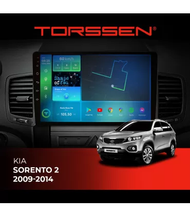 Штатная магнитола Torssen Kia Sorento 2 2009-2014 F108256 4G Carplay