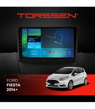 Штатная магнитола Torssen Ford Fiesta 2014+ F98256 4G Carplay DSP