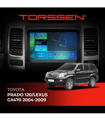 Штатная магнитола Torssen Toyota Prado 120/Lexus GX470 04-09 F98256 4G Carplay DSP