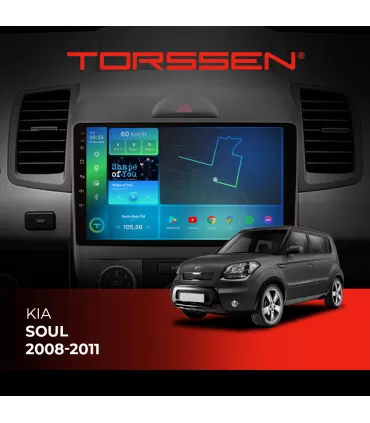 Штатная магнитола Torssen Kia Soul 08-11 F98256 4G Carplay