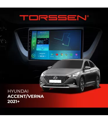 Штатная магнитола Torssen Hyundai Accent/Verna 2021+ F98256 4G Carplay DSP