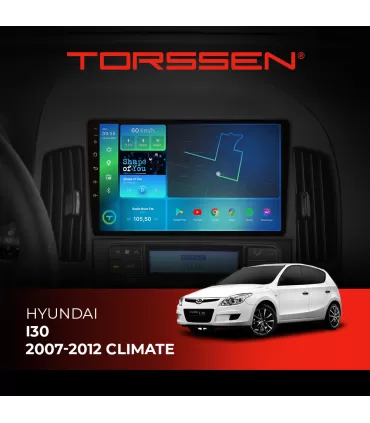 Штатная магнитола Torssen Hyundai i30 2007-2012 climate F98256 4G Carplay DSP