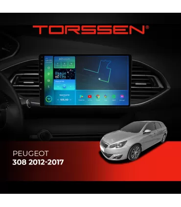 Штатная магнитола Torssen Peugeot 308 2012-2017 F98256 4G Carplay DSP