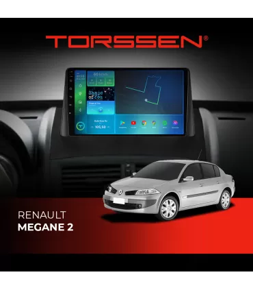 Штатная магнитола Torssen Renault Megane 2 F98256 4G Carplay DSP