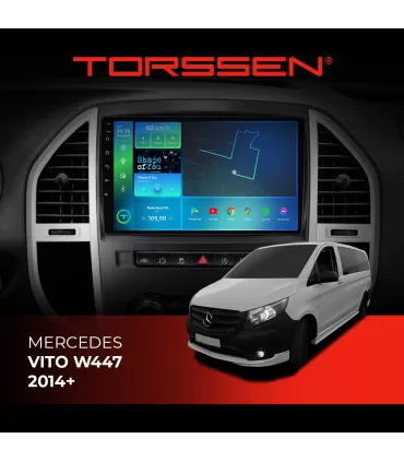 Штатная магнитола Torssen Mercedes Vito W447 2014+ F108256 4G Carplay