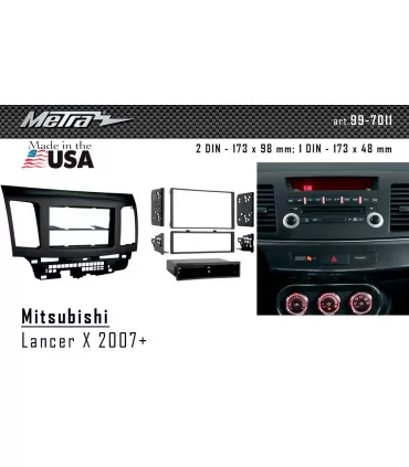 Переходная рамка Metra Mitsubishi Lancer X (99-7011)