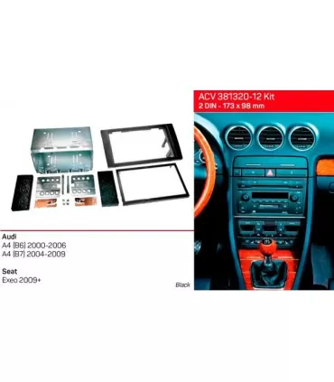 Перехідна рамка ACV Audi A4, Seat Exeo (381320-12)
