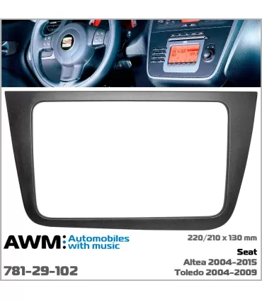 Перехідна рамка AWM Seat Altea, Toledo (781-29-102)