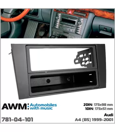 Переходная рамка AWM Audi A4 (781-04-101)
