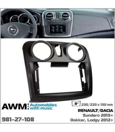 Перехідна рамка AWM Renault, Dacia (981-27-108)