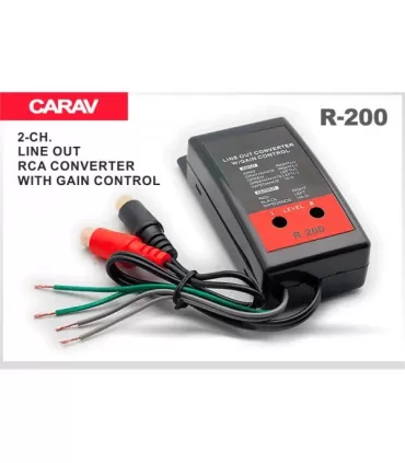 Перетворювач рівня сигналу Carav 2-х канальний (R-200)