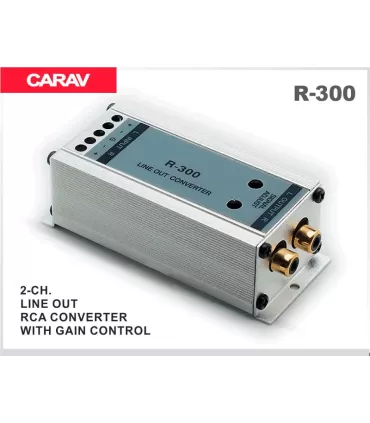 Преобразователь уровня сигнала Carav 2-х канальный (R-300)